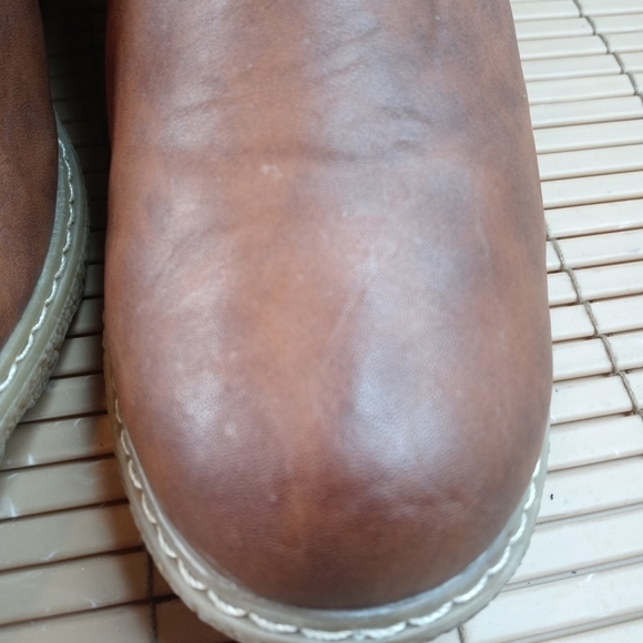 Dirty Laundry women's Wedge Heel brown lace combat Boots US/8M. TUpem - Picture 8 of 9